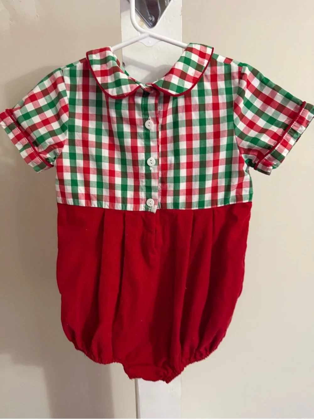 The Smocking Place Holiday Romper